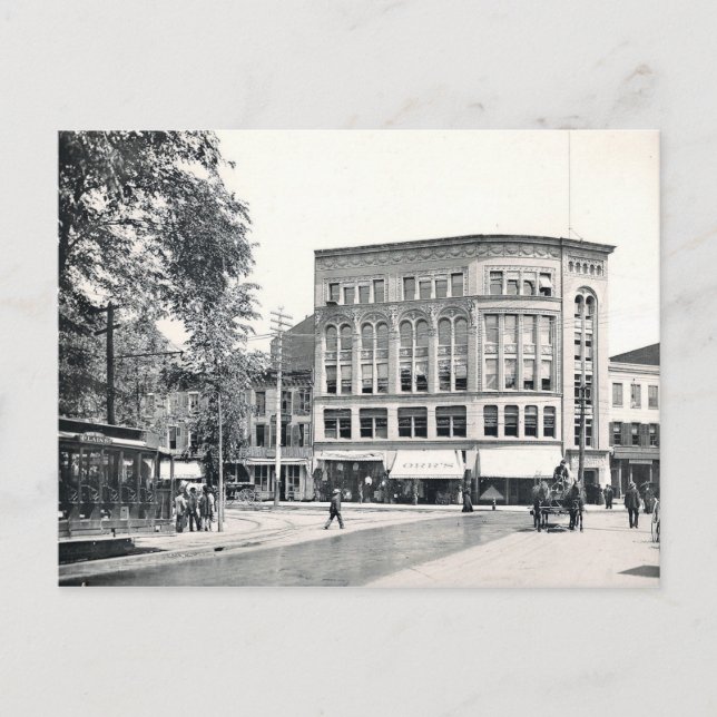 1897 Bennett Block Wilkes Barre Pa Vykort (Framsida)