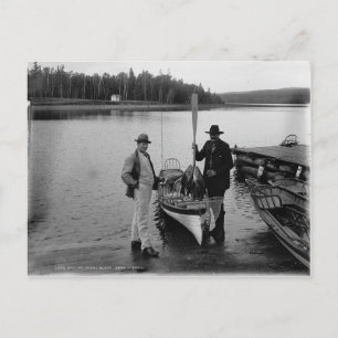 1898 Sjö Gogebic Black Bass Fishing Vykort