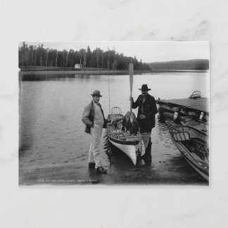 1898 Sjö Gogebic Black Bass Fishing Vykort