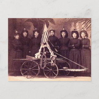 1899 All Women Fire Dept Vykort