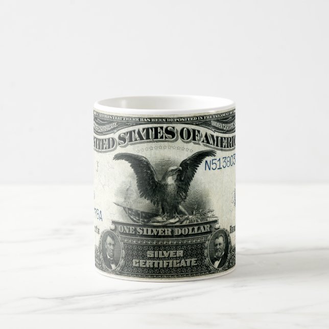 1899 ett certifikat för dollarUS-silver Kaffemugg (Center)