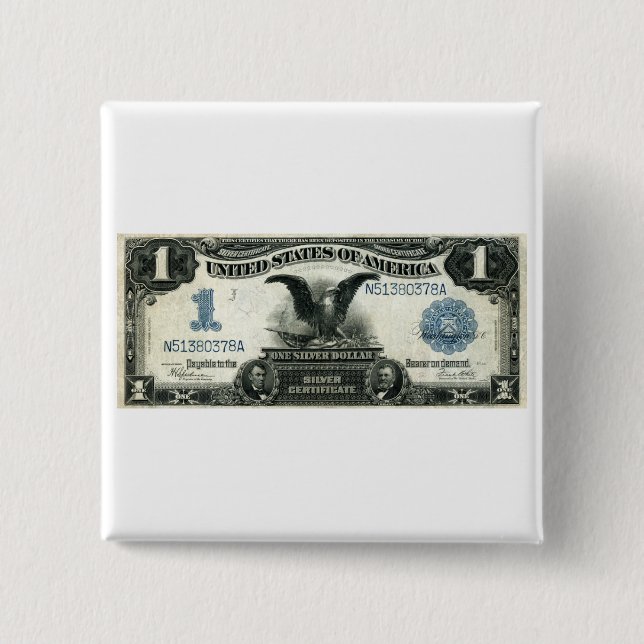 1899 Ett intyg från US-dollar Silver Knapp (Framsida)