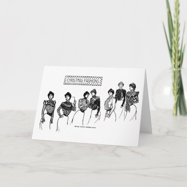 1899 Mode från Paris Card Helgkort (Framsida)