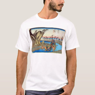 18. 興 津 宿, 広 Okitsu-juku, Hiroshige, Ukiyo-e T-shirt