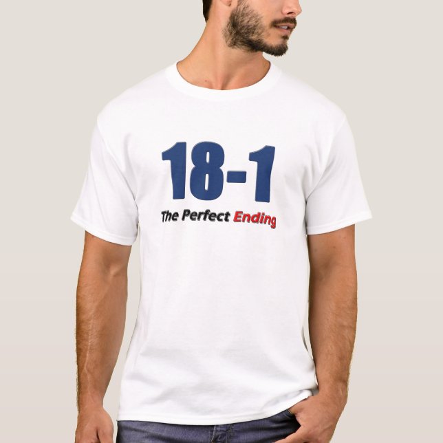18-1 perfekt ändelse tee shirt (Framsida)