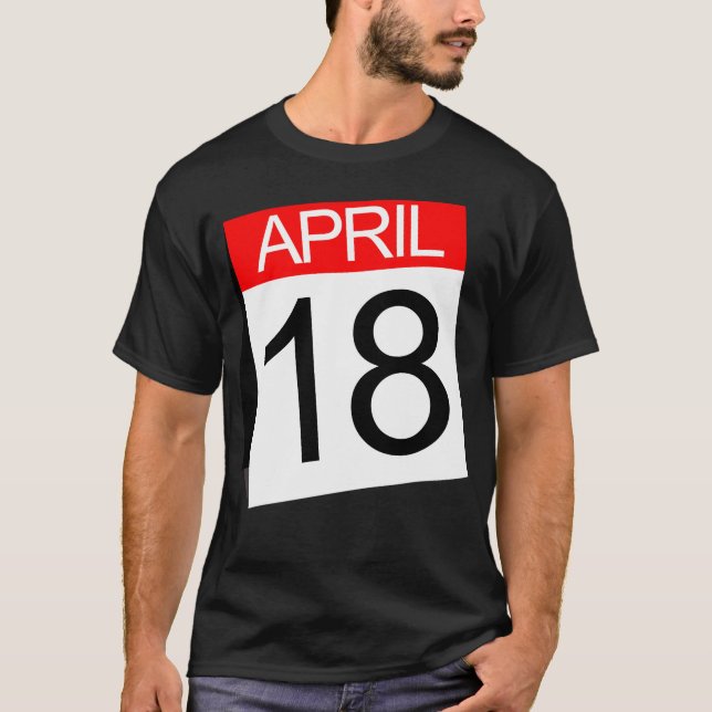 18 april t shirt (Framsida)