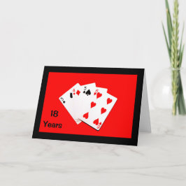 18 år är en stor sak! årsdagskort kort