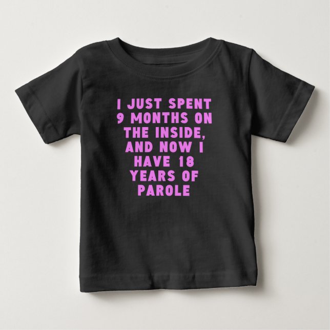 18 år av parol tee shirt (Framsida)