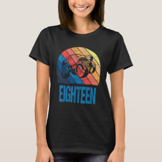 18 år gammal 18:e födelsedag Monster Lastbil Boys  T Shirt