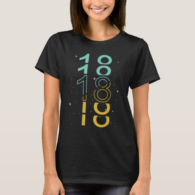 18 år gammal 18:e födelsedagen 28 t shirt (Framsida)