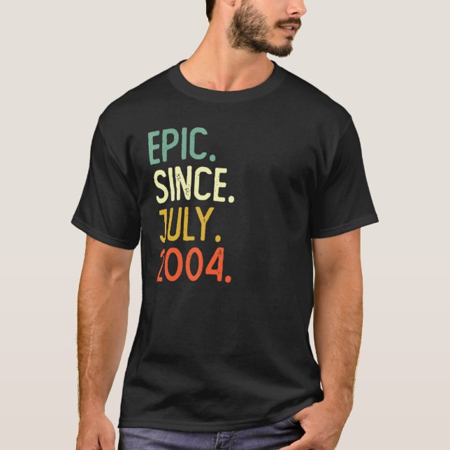 18 år gammal epidemi sedan juli 2004 18:e födelsed t shirt (Framsida)