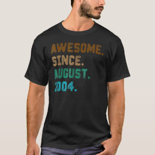18 år gammal Fantastisk sedan augusti 2004 18:e fö T Shirt