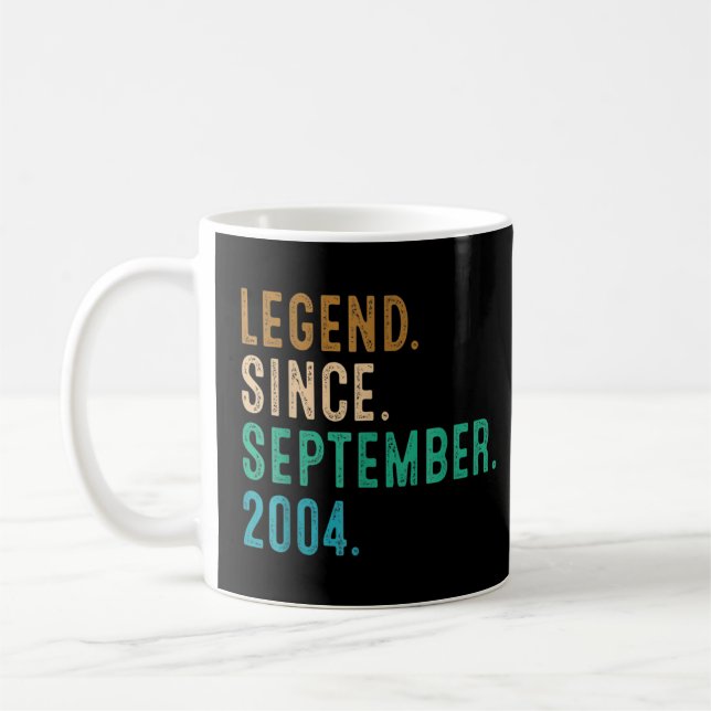 18 år gammal förklaring sedan september 2004 18:e  kaffemugg (Vänster)