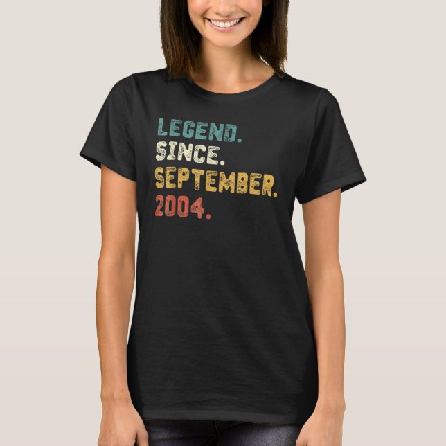 18 år gammal förklaring sedan september 2004 18:e  t shirt (Framsida)