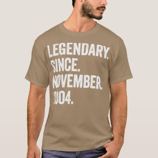 18 år gammal legendary sedan november 2004 18th Bi T Shirt