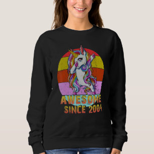 18 år gammal Unicorn Dabbing Fantastisk sedan 2004 T Shirt
