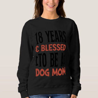 18 år och Hund Mamma! 18 år gammal födelsedag T Shirt