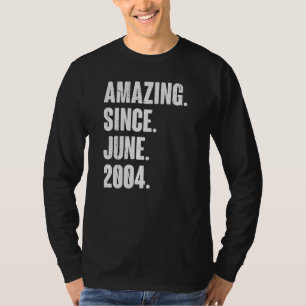 18-årig 18-dagarsdag Fantastisk sedan juni 2007 T Shirt