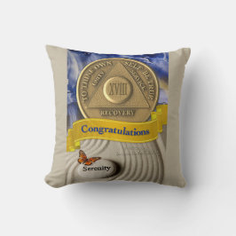 18-årig ANPASSAD NAMN - årsdag Kudde