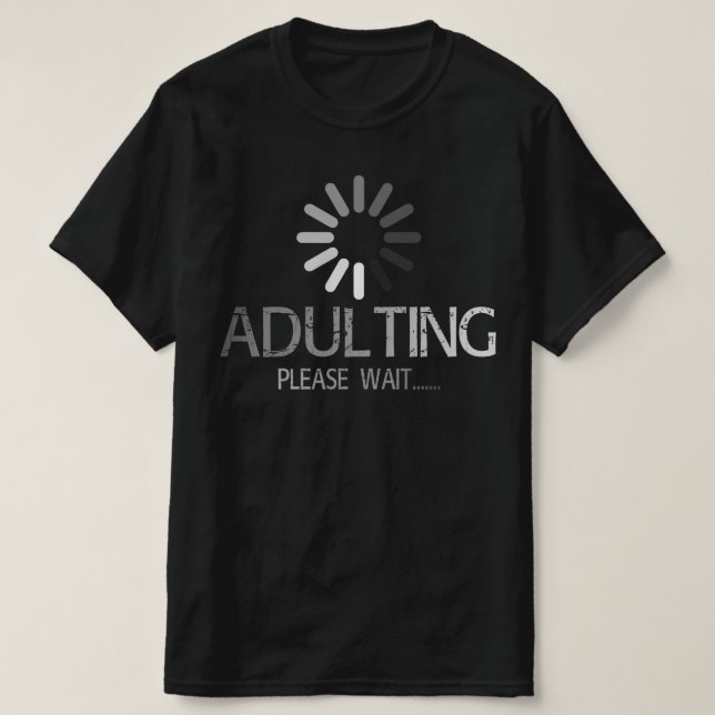 18-årig födelsedagspresent t shirt (Design framsida)