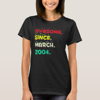 18-åring Mars 2004 3 T Shirt