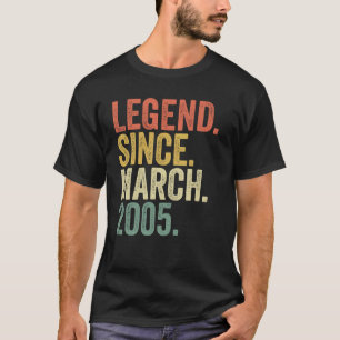 18 års ålder sedan mars 2005 t shirt