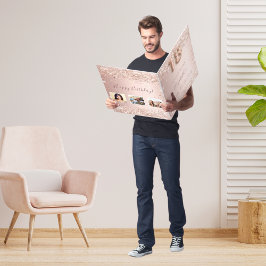 18-årsdag för stoftfoto från ro guld glitter