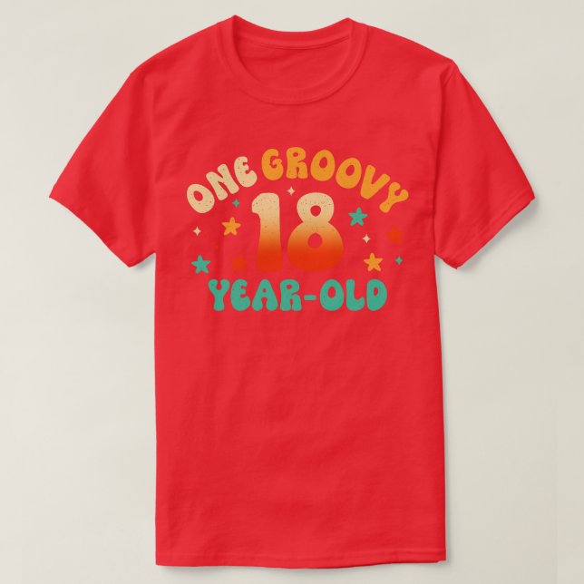 18-årsdagen t shirt (Design framsida)