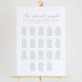 18 Bord Vår Favoritpersoner Placeringsplan Poster