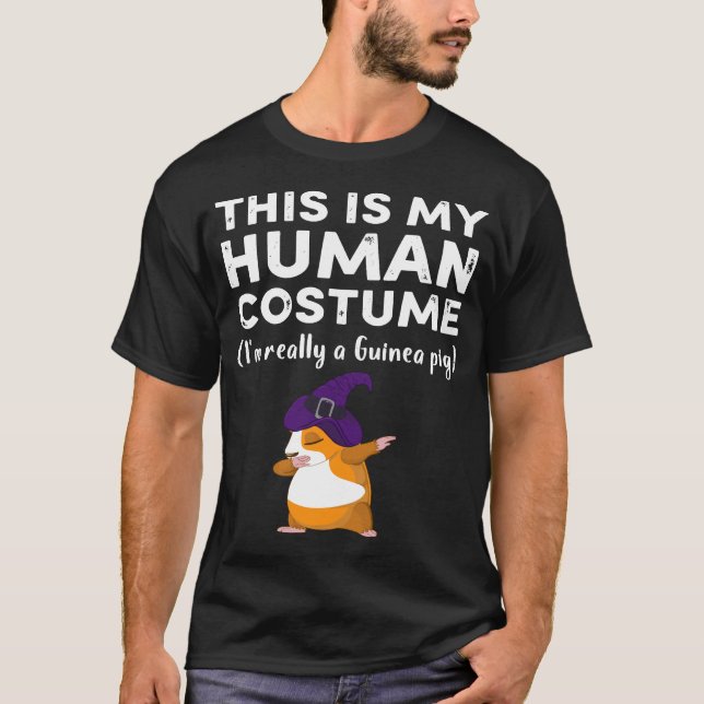 18 Det här är min mänskliga dräkt i Verkligen Guin T Shirt (Framsida)