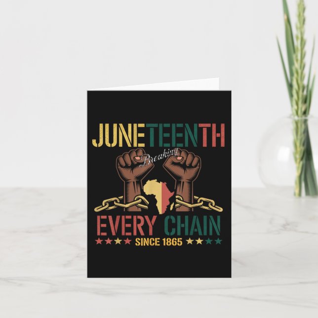 18:e århundradet är min Afrika i Independence day  Kort (Framsida)