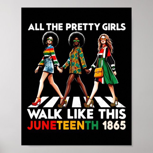 18:e århundradet firar Friheten att fira Blac Poster (Framsidan)