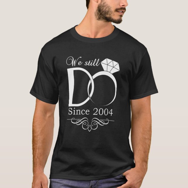 18:e Bröllop-årsdagen - 18 år sedan T Shirt (Framsida)