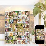 18:e eller något äldre fotosamlingskort med stort  kort<br><div class="desc">Ett stort födelsedagskort i fotomallen som du kan anpassa för alla åldrar och lägga till upp till 40 olika foton. Exempelexemplet är avsett för en 18:e födelsedag som du kan redigera och du kan också anpassa meddelandet inuti och registrera året på baksidan. Fotomallen är ett redo för dig att lägga...</div>