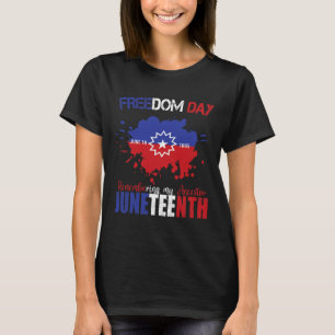 18:e firandet av frihetens Rött vitt blått B T Shirt
