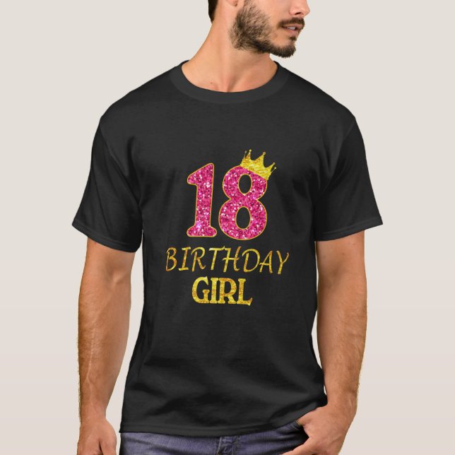 18:e födelsedag, 18 år gammal 18:e gåva t shirt (Framsida)
