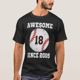 18:e födelsedag Baskspelare 18 år gammal Vintage T Shirt