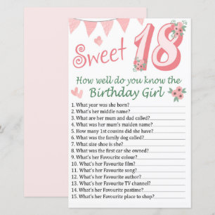 18:e födelsedag Hur bra vet du att du fyller år?