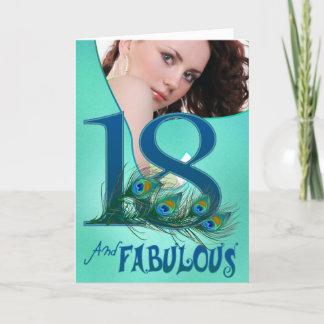 18:e födelsedag kort