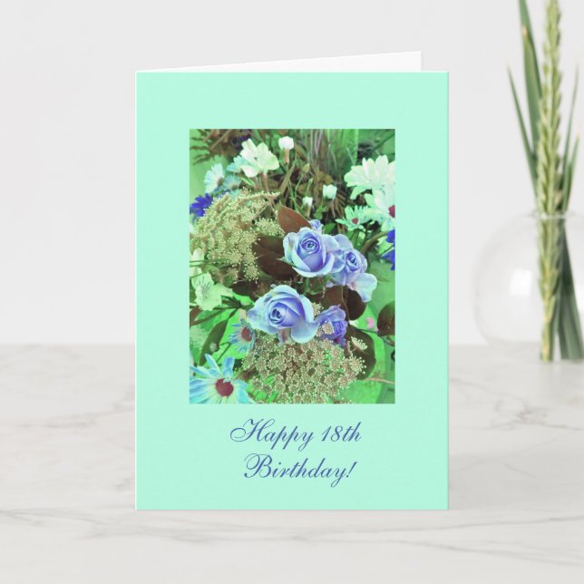 18:e födelsedag kort (Framsida)