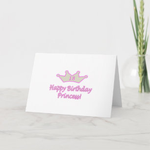 18:e födelsedag Princess Kort