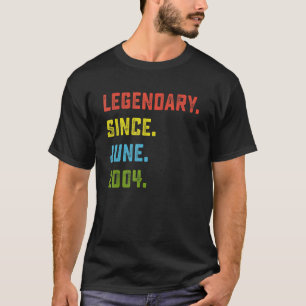 18:e födelsedag sedan juni 2004 18 år t shirt