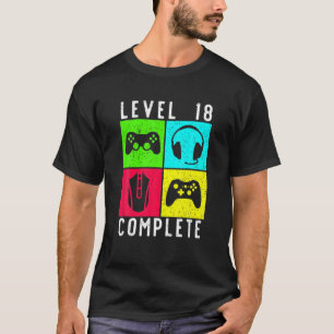 18:e födelsedagen 18 års spelande t shirt