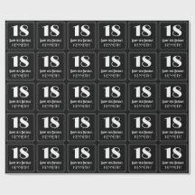 18:e födelsedagen - Art Deco Inspired Titta "18", 