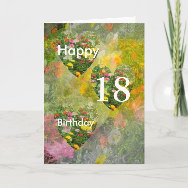 18:e födelsedagen kort (Framsida)