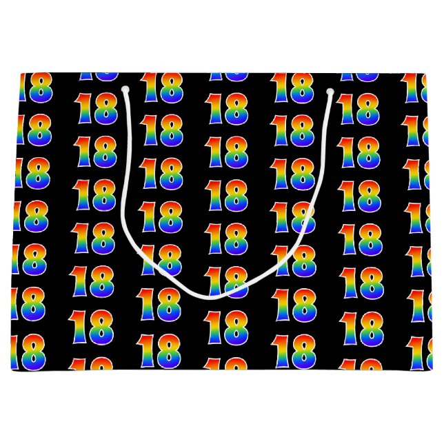 18:e födelsedagen: Roligt Regnbågshändelse nummer  (Framsidan)