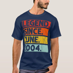 18:e födelsedagen sedan juni 2004 18 år t shirt