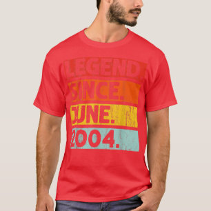 18:e födelsedagen sedan juni 2004 18 år t shirt