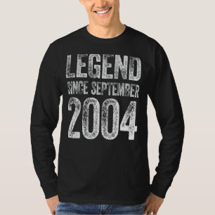 18:e födelsedagen september, född 18 år sedan t shirt