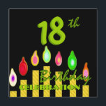 18:e Födelsedagsfesten Guld ljus Grönt W1188 Inbjudningar<br><div class="desc">De här ljusen är ett festligt sätt att fira inbjudan. All text är helt anpassade. Lägg till födelseår och party detaljer! Du kan experimentera med olika papprare typer genom att klicka på fliken "Inbjudningsalternativ" i det övre högerna. Den här inbjudan visas för närvarande på en grundläggande papper. Den metalliska pappra...</div>